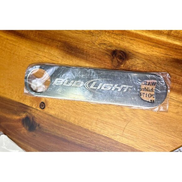 Bud Light Beer Bartenders Metal Bottle Opener Bar Key Brand New In Packaging - Picture 5 of 5